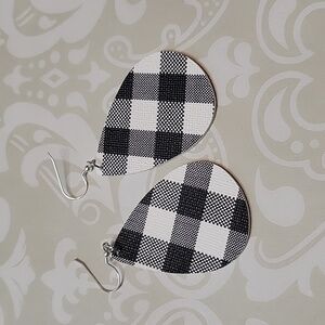 Plaid Earrings